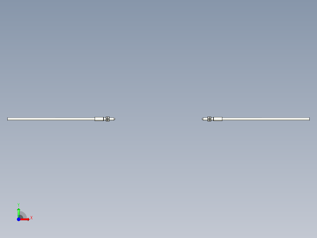 耐高温玻璃光纤_对射型FT-GW311_3D前视图