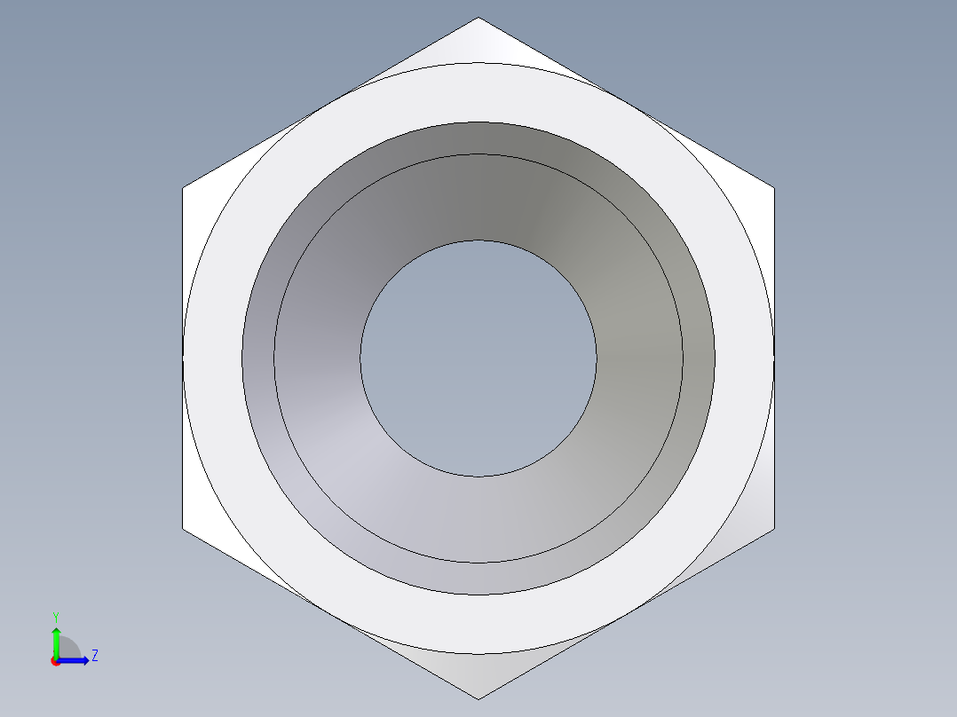 卡套式工业通用硬管接头EO_Nut_EO_24__Cone_end_M04LLCFX左视图