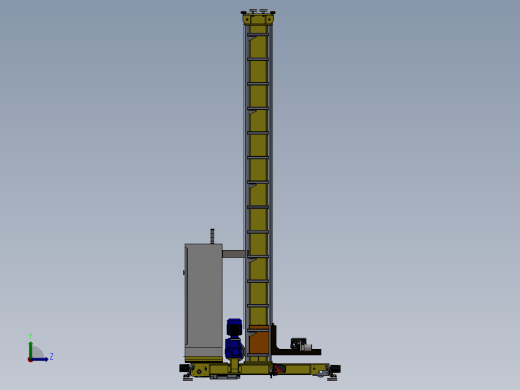 堆垛机图左视缩略图