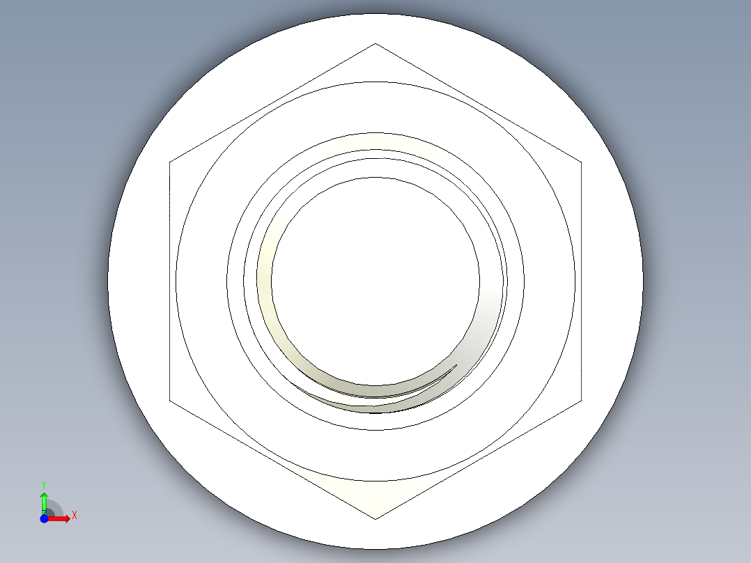 螺栓和螺母-M48 X 5.0.rar前视图