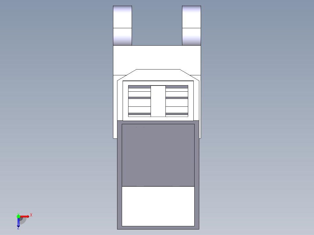 JX351-自卸汽车举升机构的设计【含CATIA三维】俯视图
