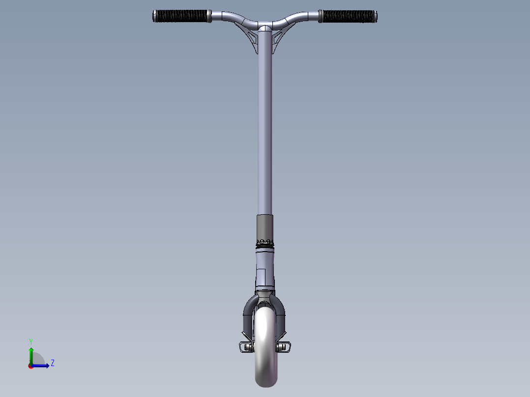 轮子滑板车左视图