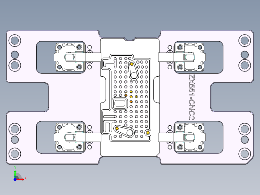 ZX551-B笔记本CNC工装夹具三维模型-CNC2-1010前视缩略图