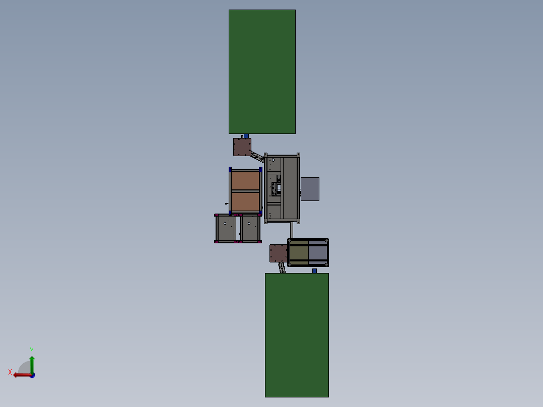 2917一注二注一体化（sw18可编辑+工程图+bom）后视图