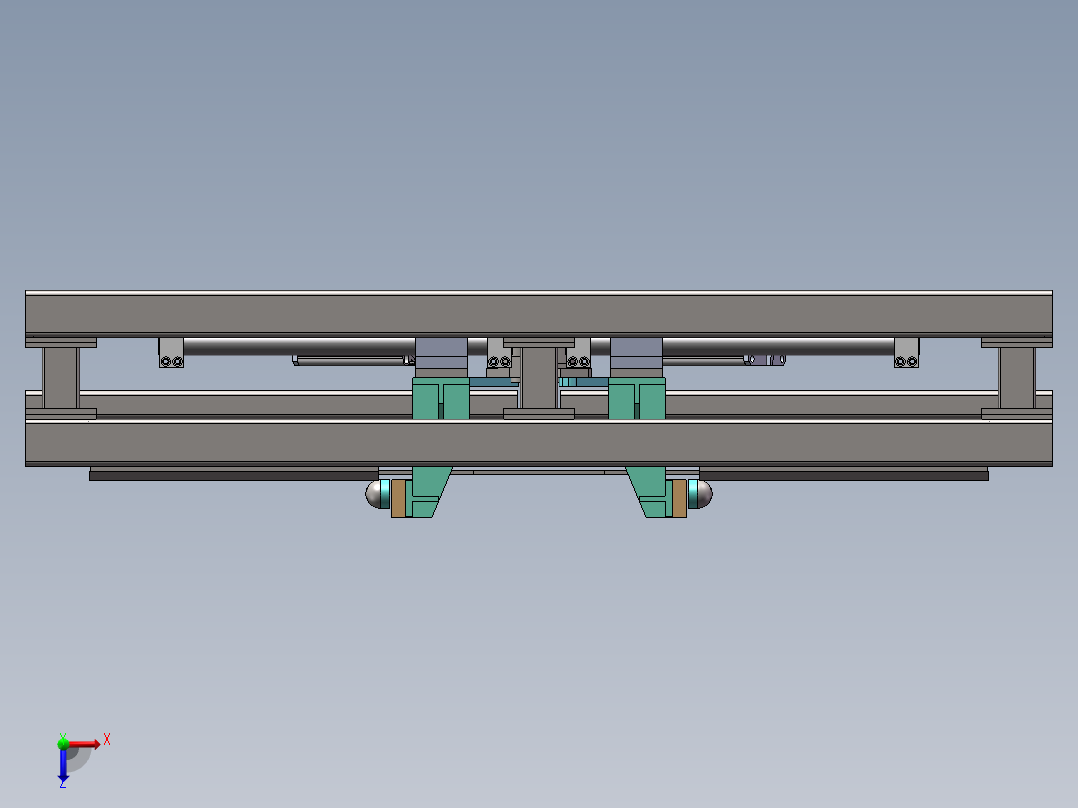 汽车ADAS车辆对中总装18可编辑俯视图