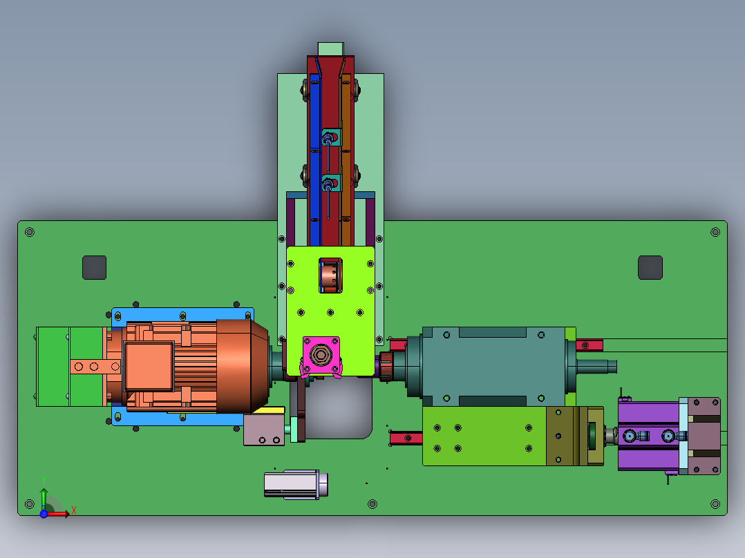 倒角机设备sw20可编辑前视图