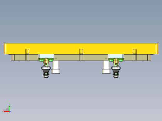 板材内外长宽检具模型后视缩略图