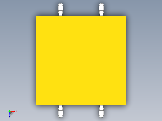 板材内外长宽检具模型俯视缩略图