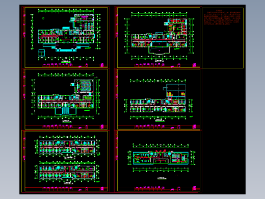 某政府办公楼空调平面图
