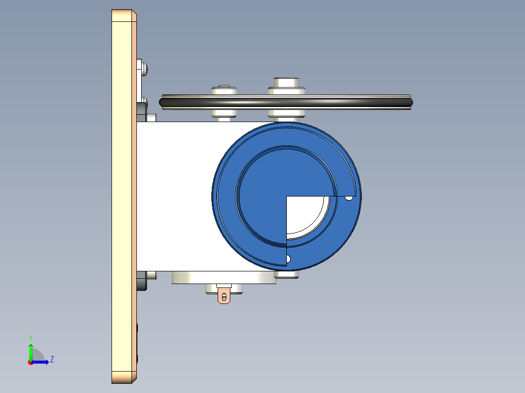 斯特林发动机 Beta型左视图