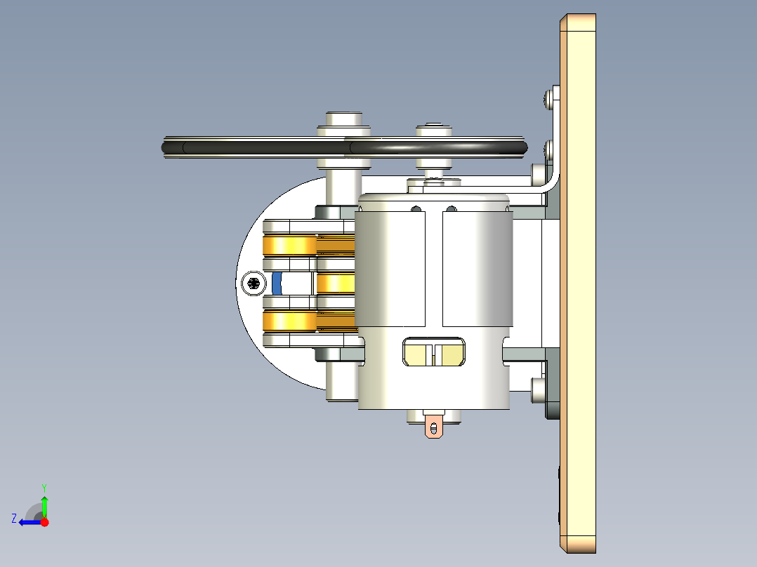 斯特林发动机 Beta型右视图