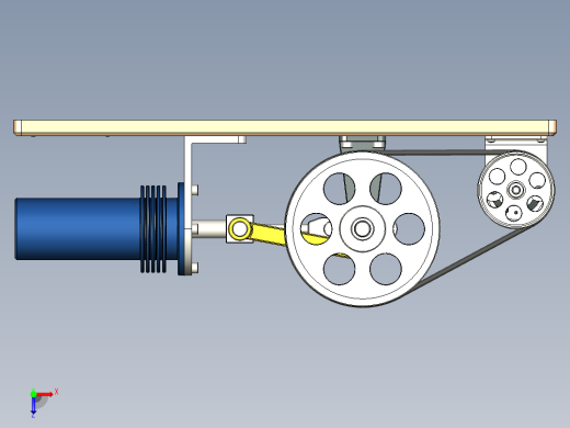 斯特林发动机 Beta型俯视缩略图