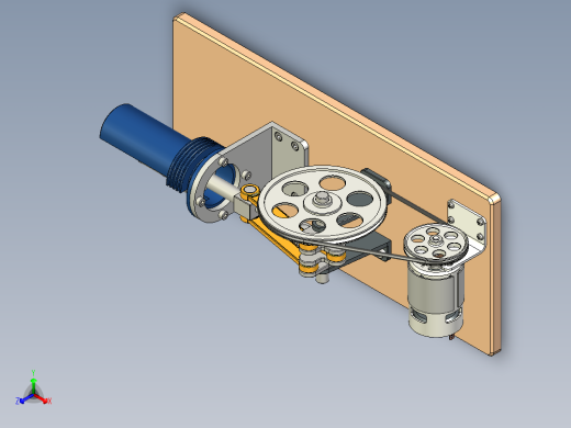 斯特林发动机 Beta型正等轴测缩略图