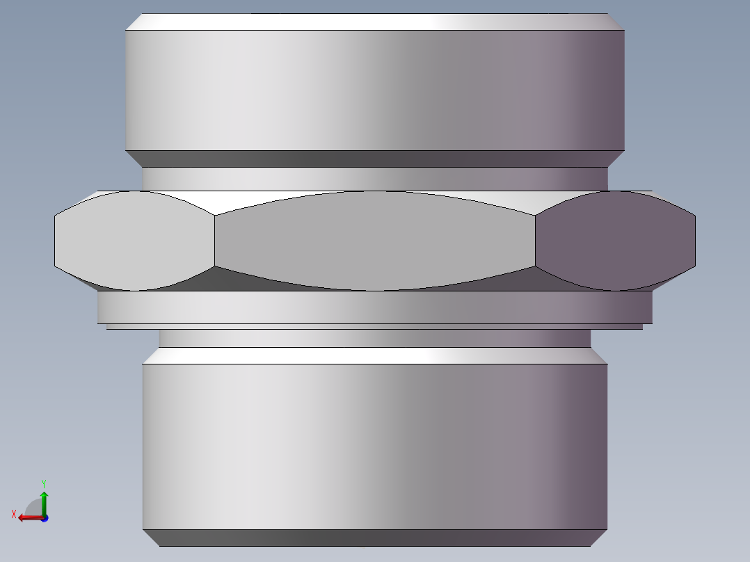 英制管螺纹ED密封、1CB-45-20WD后视图