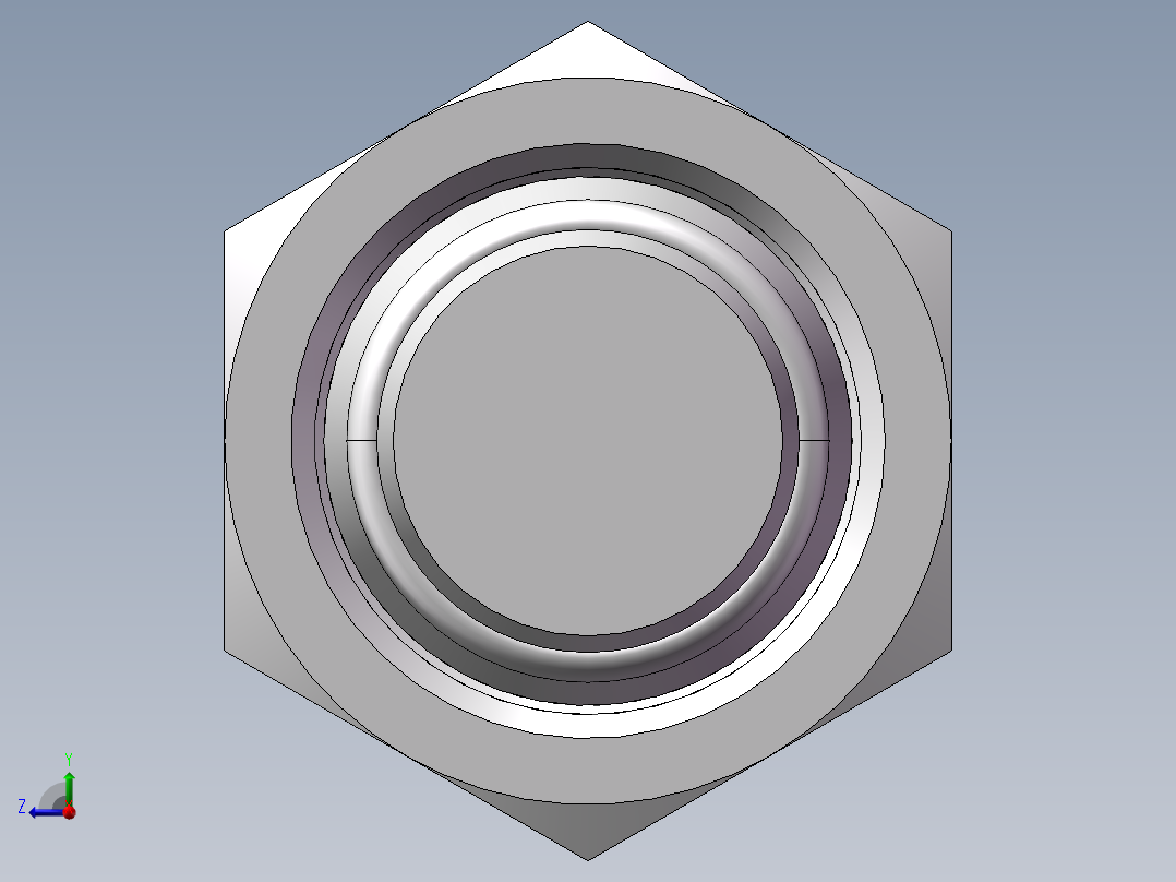 锥孔螺堵、9C-18右视图
