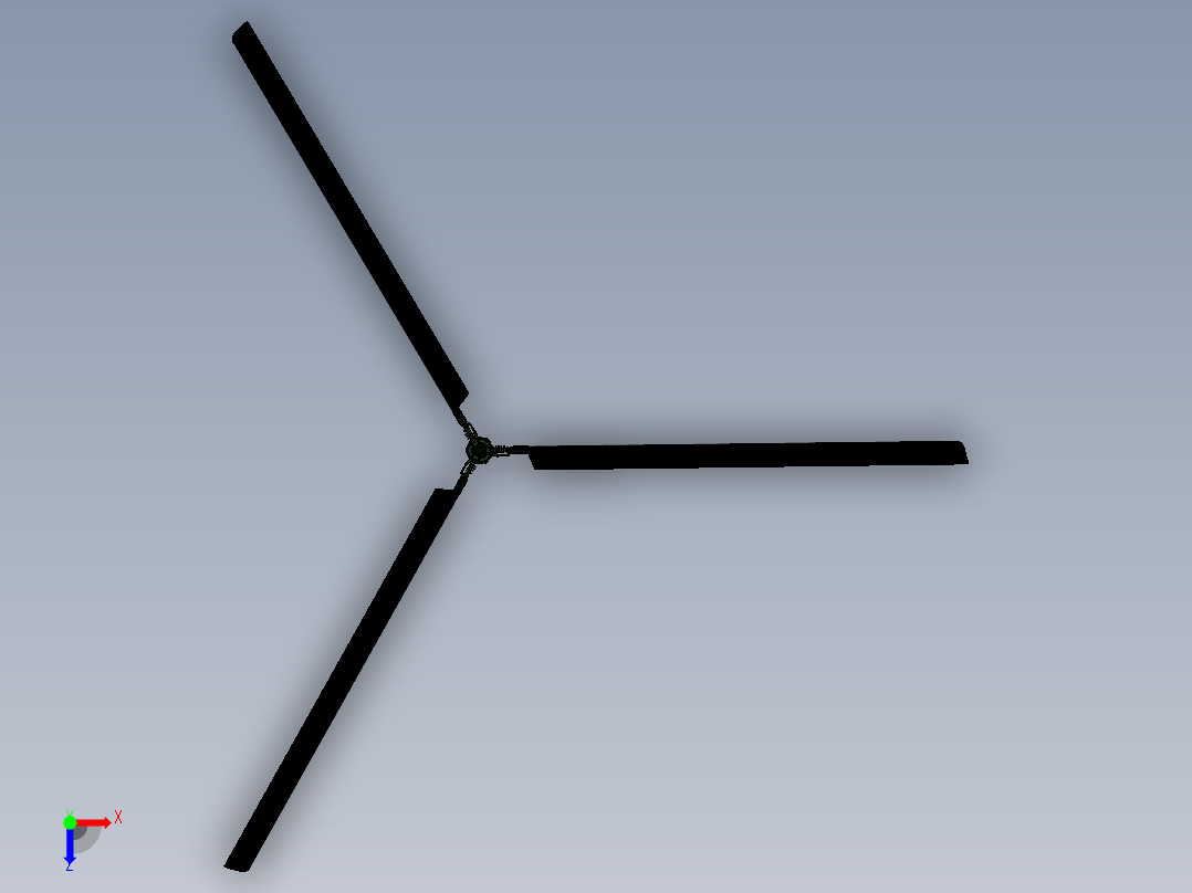 螺旋桨(55)俯视图