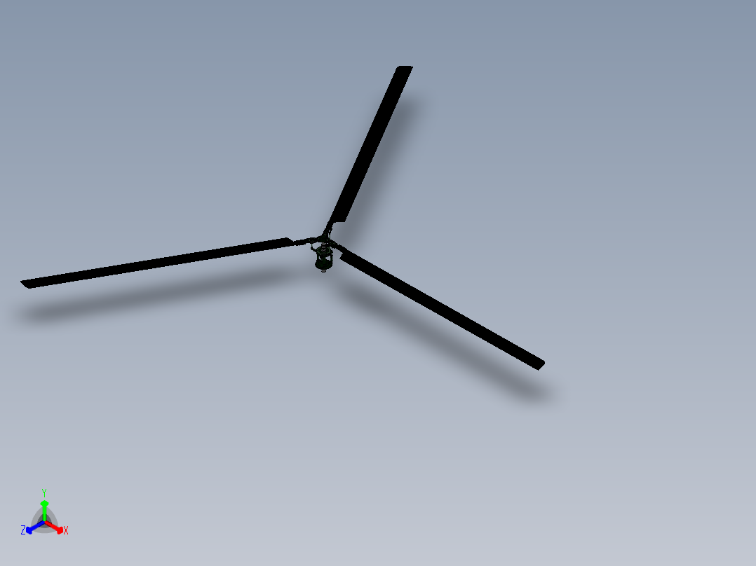 螺旋桨(55)正等轴测图