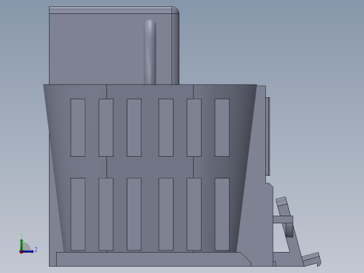 办公桌收纳件左视缩略图