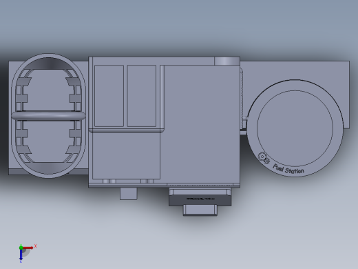 办公桌收纳件俯视缩略图