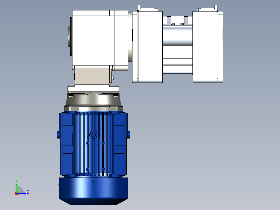 平皮带输送线左视图