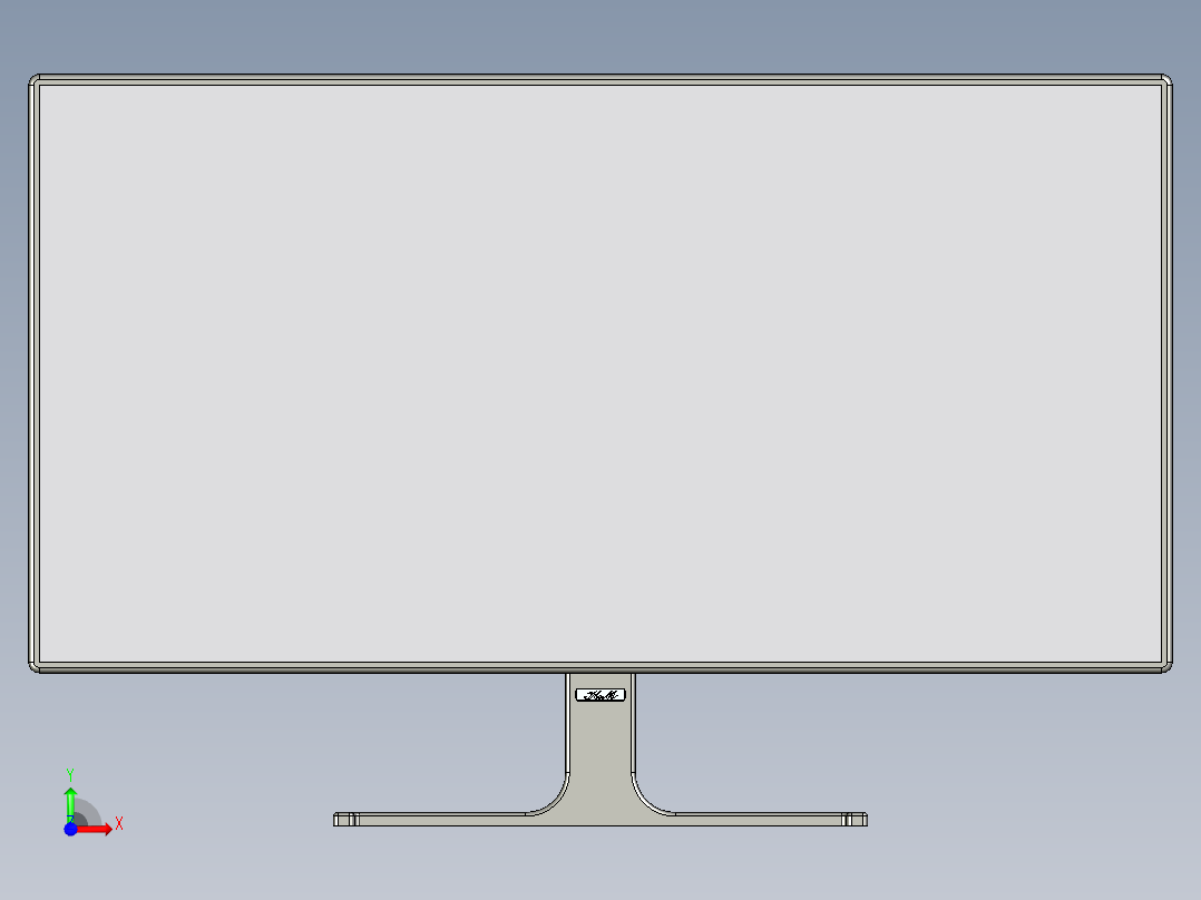 显示器、显示屏(13)前视图