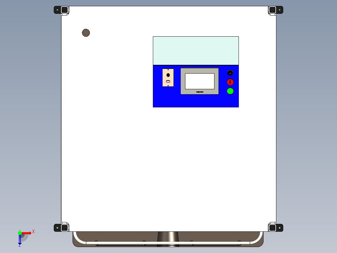 蓄冷液吨桶灌注工装俯视图