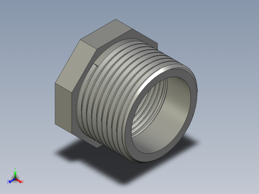 螺纹管转接头-内外丝异径 DN25-DN20