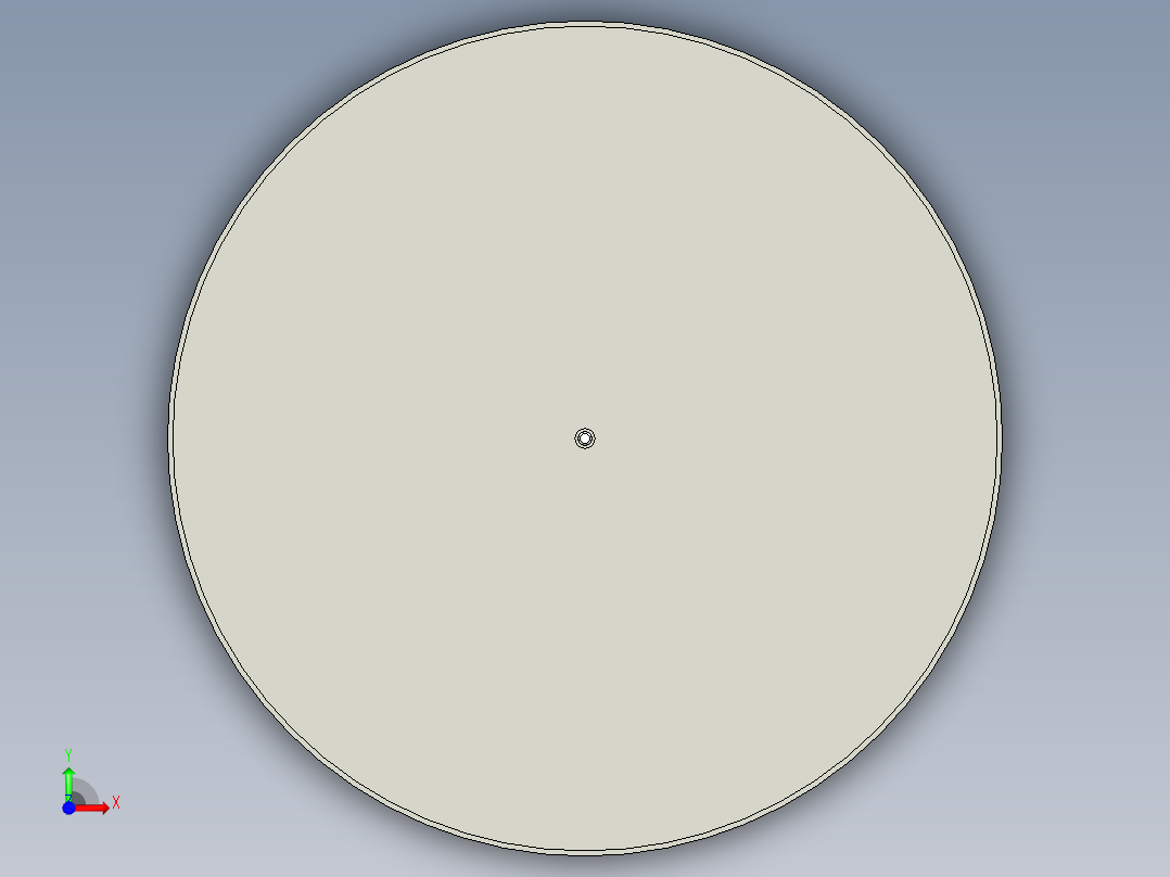 带旋转台面的齿轮箱前视图