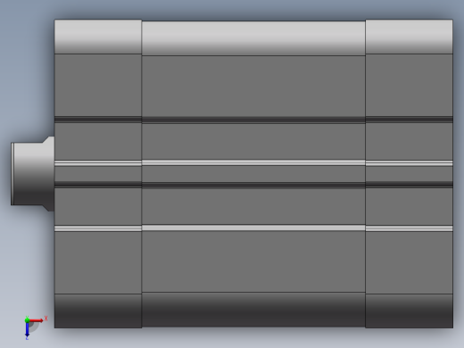 气缸ACE32X20俯视缩略图