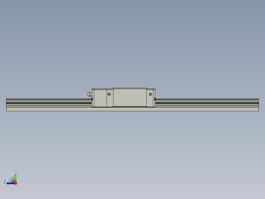 x轴300直线导轨线性滑轨右视缩略图