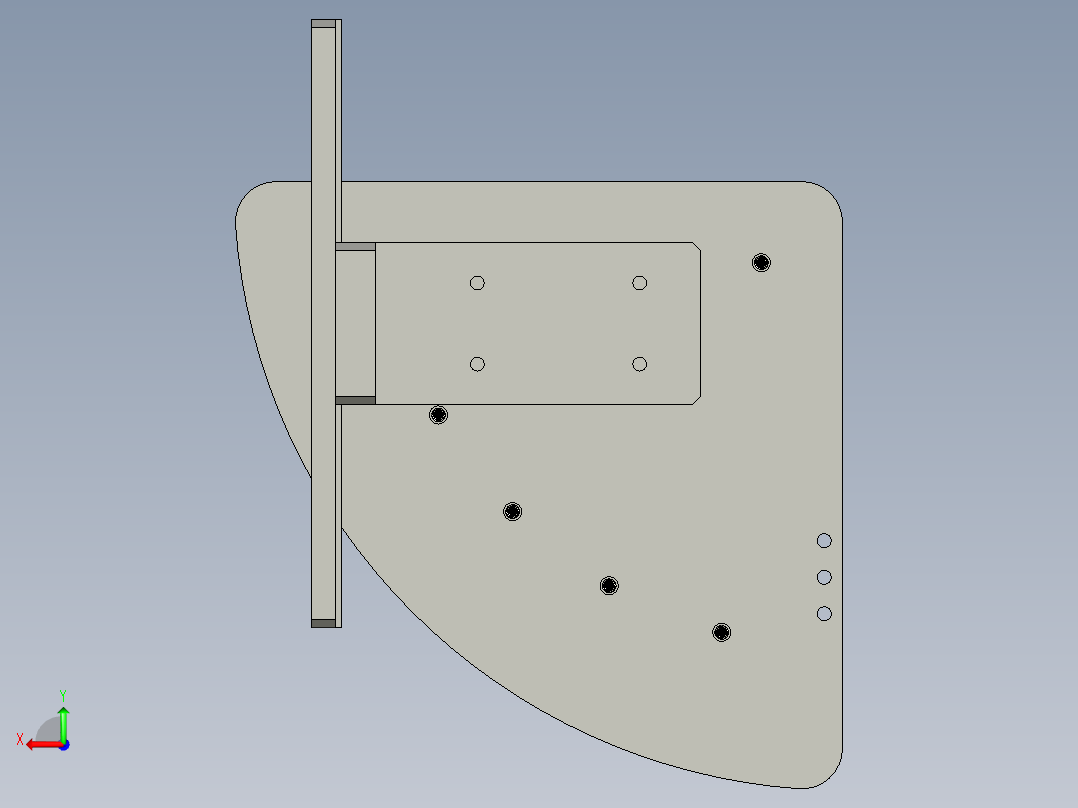 -出料导向轮装配后视图