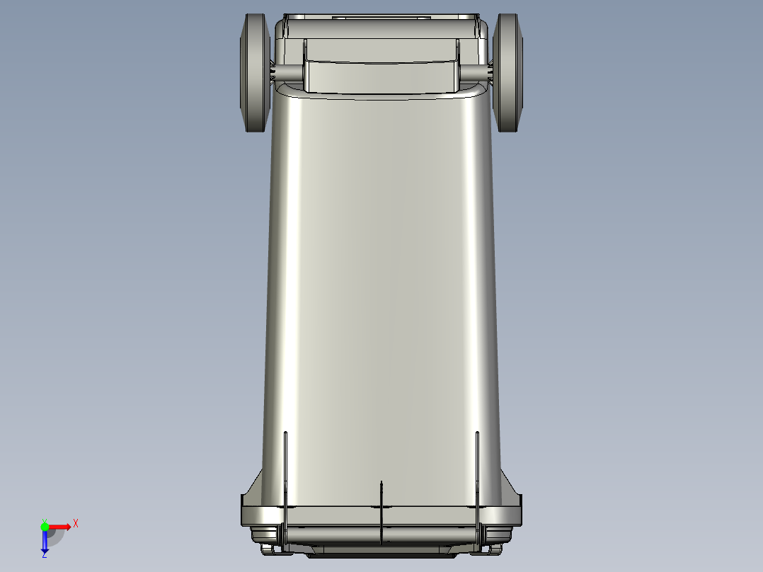 120L垃圾桶俯视图