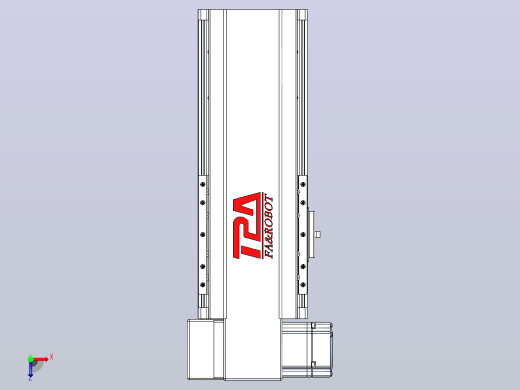 皮带直线轴半封闭可选导轨TPA-HNB-120D-110-L100-LP-Y-P40-N3俯视缩略图