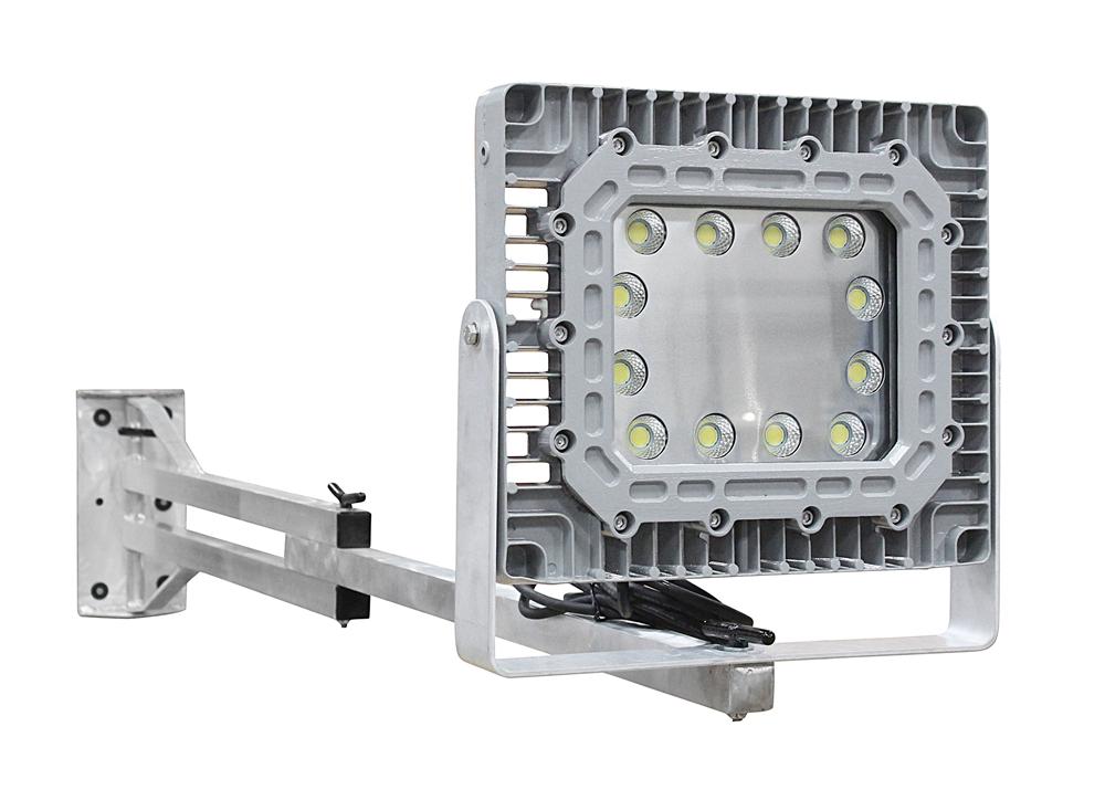 150瓦防爆C1D1 LED开关刀片坞灯- 6 '旋转铝臂- 13，000流明防爆