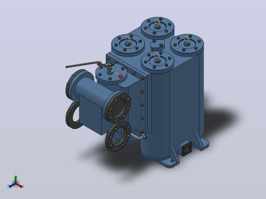 双筒网片式油滤器（SPL100-125）_SPL125