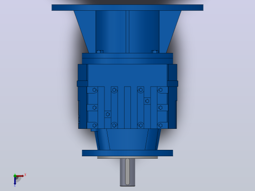 RF17ZP斜齿轮减速机RF17-5.76-M1-P80-Φ120俯视缩略图