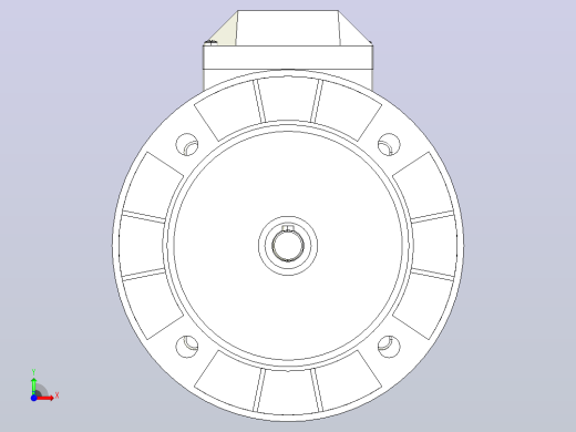 IM B5 H63-90通用电机[YS-711-4-B5]前视缩略图