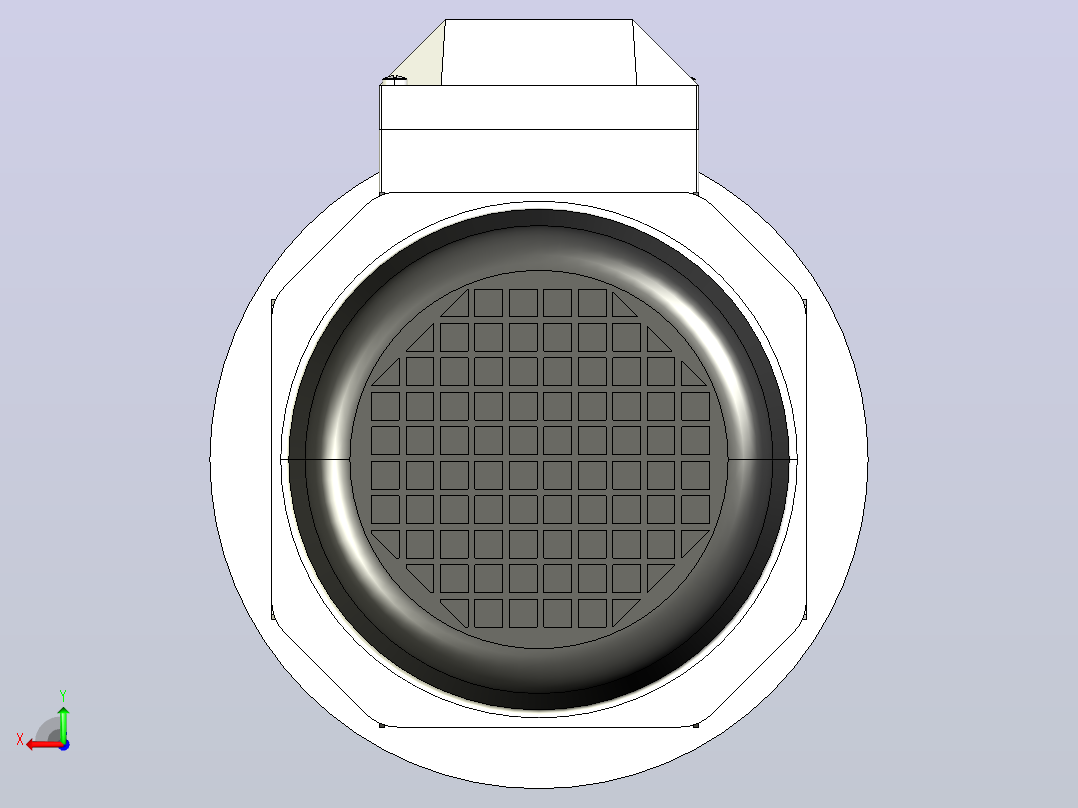 IM B5 H63-90通用电机[YS-711-4-B5]后视图