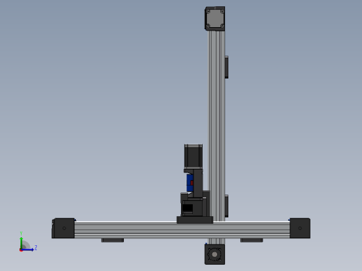 XYZ四条悬臂左视缩略图
