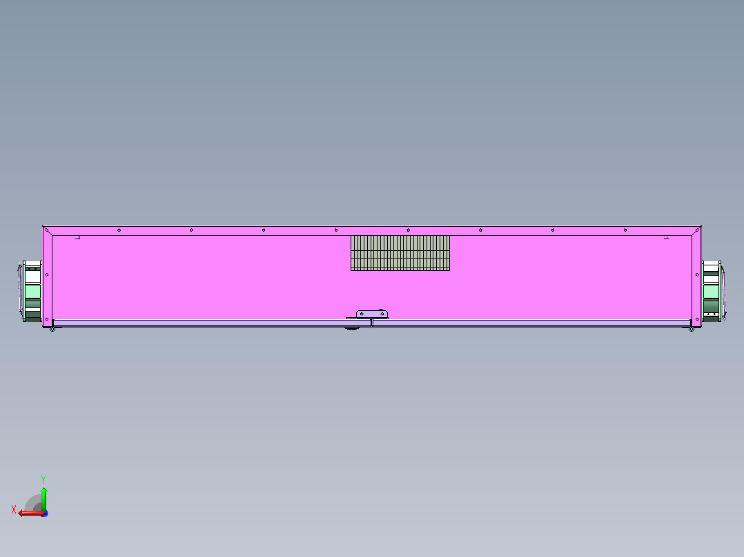 自制电控箱后视图