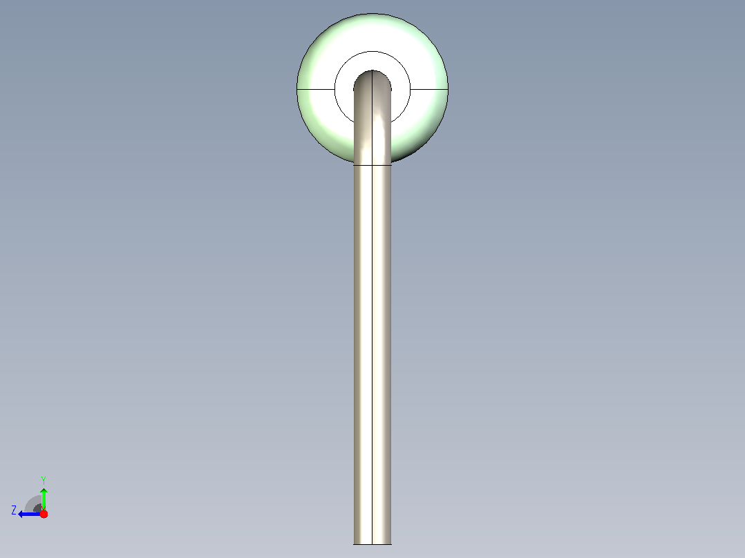通孔电阻器右视图
