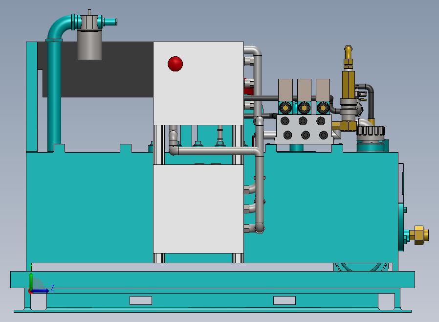 A09-大型液压站左视图