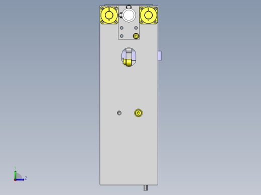切断组件左视缩略图