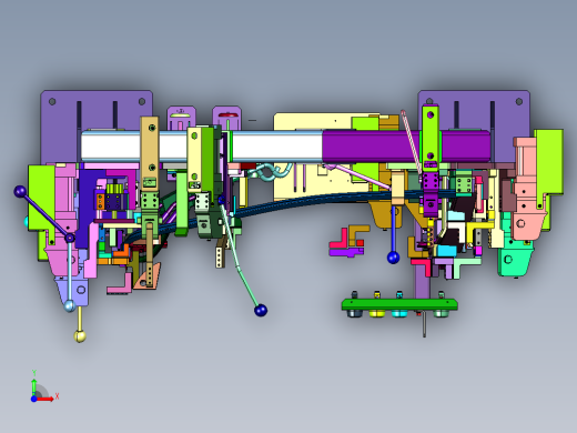 新型汽车车门焊接固定工装前视缩略图