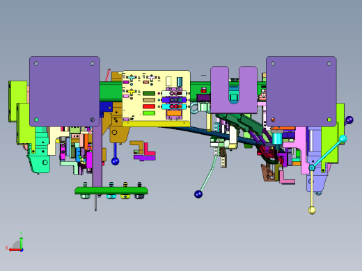 新型汽车车门焊接固定工装后视缩略图