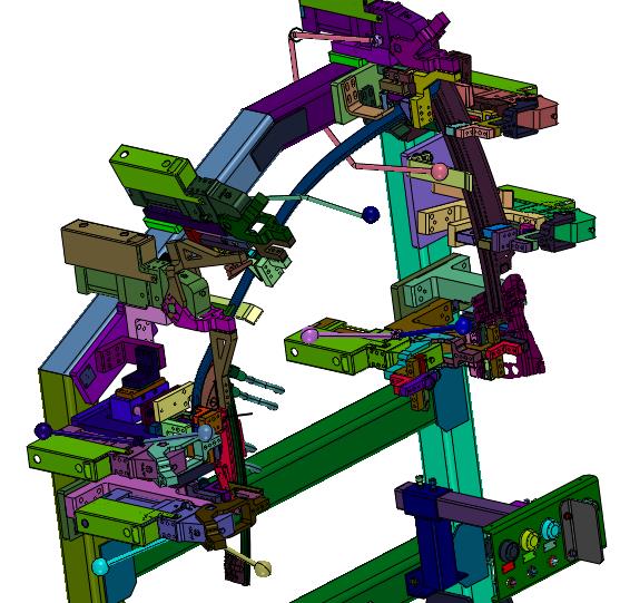 新型汽车车门焊接固定工装
