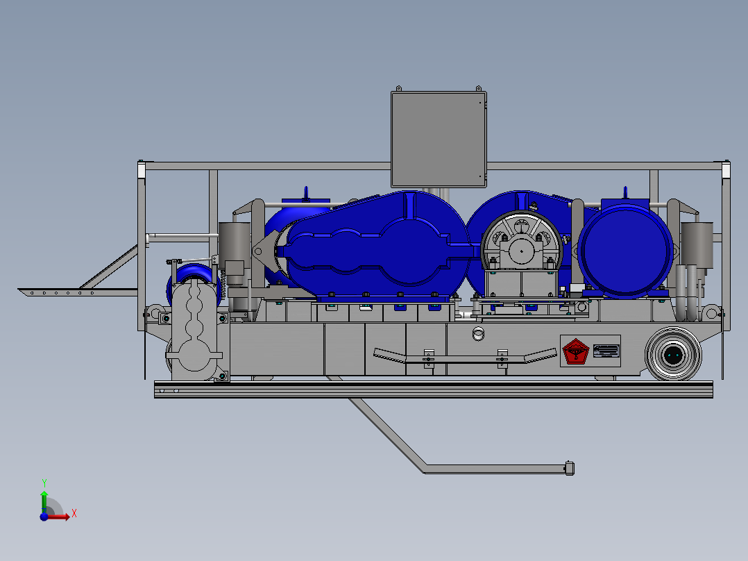 转向架设计前视图