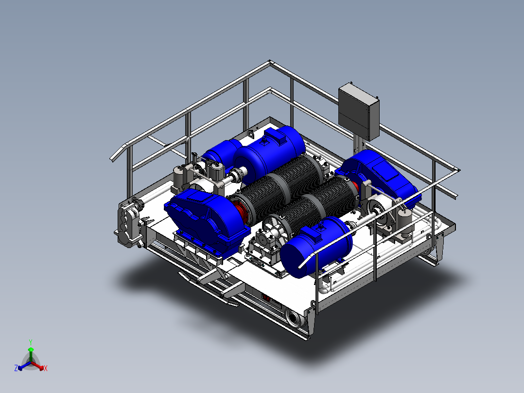 转向架设计正等轴测图