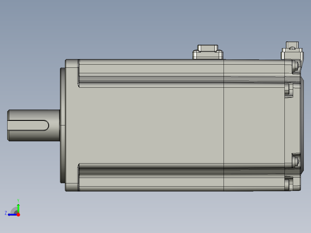电机MS6H-80CN30BZ3-21P0-S右视图