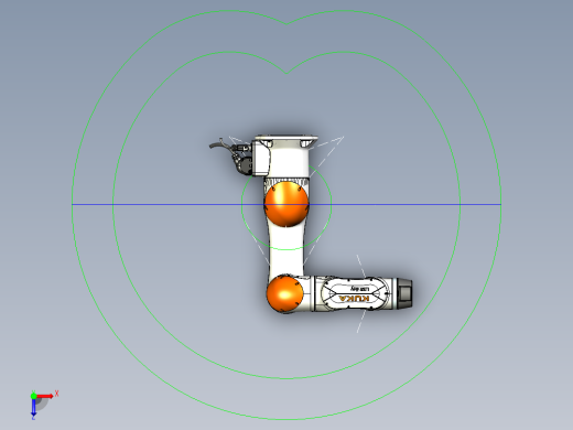 scara四轴机械臂俯视缩略图